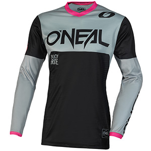 2023 O'Neal Element Racewear Kids / Girls Jersey - Gray/Pink